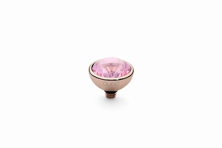 Qudo Rose Gold Topper Bottone 10mm - Light Rose Ignite